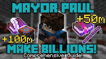 How to make BILLIONS with Mayor Paul! | Hypixel Skyblock