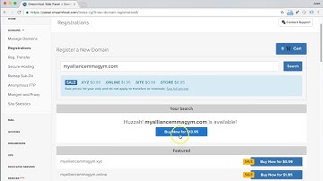 Register Your Domain Name For A Wordpress Website