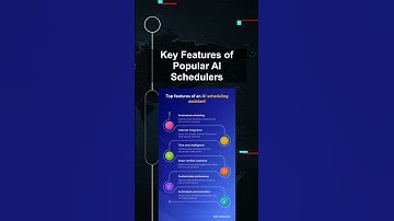 Key Features of Popular AI Schedulers #ai #artificialintelligence #machinelearning #aiagent Key
