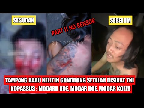 MODAR KOE!!! WAJAH PASRAH KELITIH GONDRONG BERTEMU KOPASSUS!! PRAJURIT HANDAL, TANGGUH