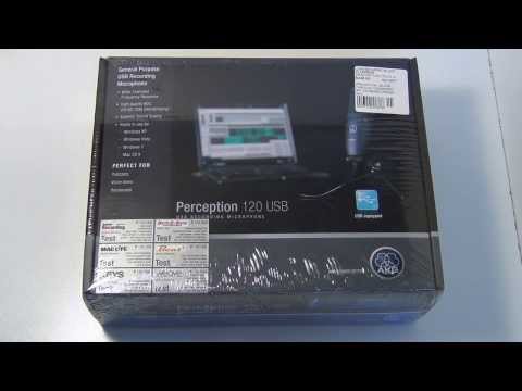 AKG Perception 120 USB Microphone UNBOXING (HD)