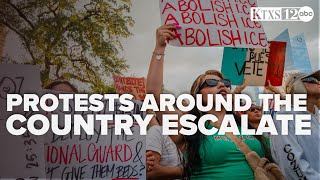 Tensions escalate in protests across the nation as troops deploy in key cities
