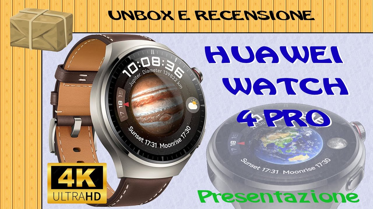 Huawei Watch 4 Pro Titanium Gold Unboxing! 