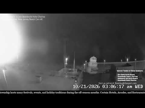 NORTH BEACH - Seaside Heights, New Jersey, Jersey Shore Beach LIVE Cam