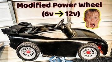 Custom 12v Lightning McQueen Power Wheels (modified)