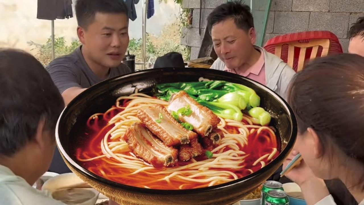 姐姐姐夫上门帮忙，小军直接安排了一桌子好菜，太暖心了！【正经吃货小军哥】