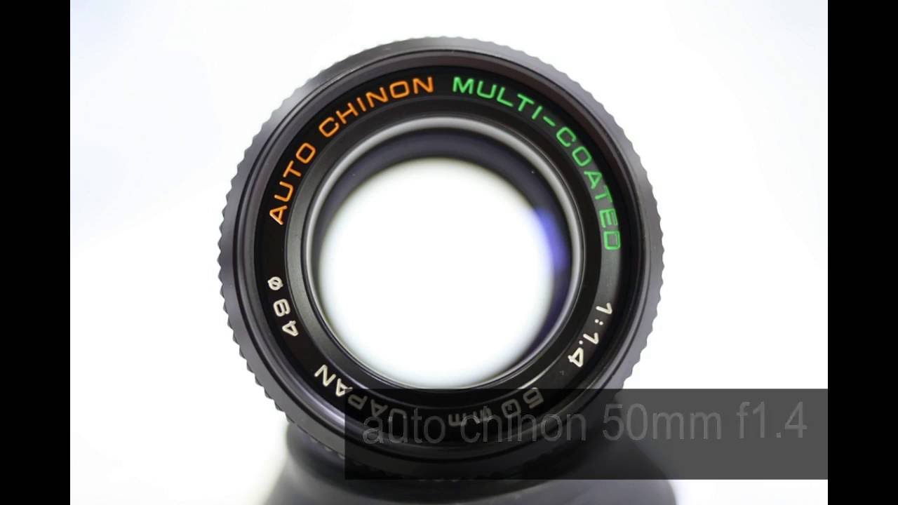auto chinon 50mm f1 4 video footage - YouTube