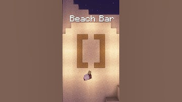 Beach Bar #minecraft #minecraftbuilding #minecrafttutorial