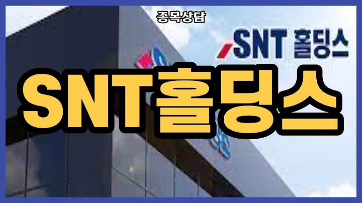 SNT홀딩스 팔까요?