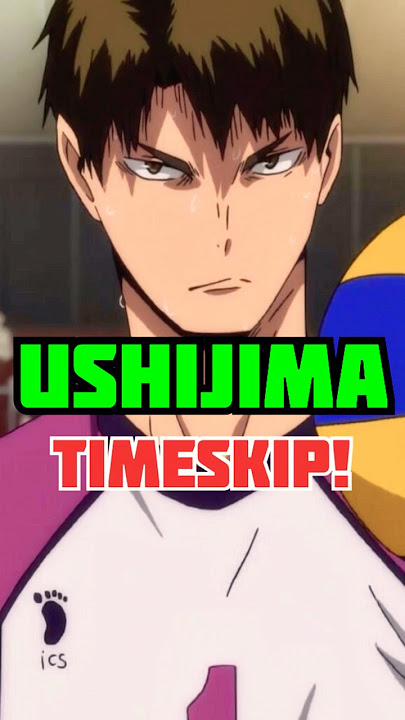 Ushijima Timeskip | what happened to Wakatoshi Ushijima after time skip? #ushijima #haikyuutimeskip