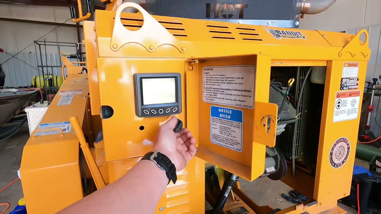 Bandit 15xp chipper | full service & new knives