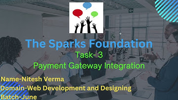 Task-3 Payment Gateway Integration - Sparks Foundation