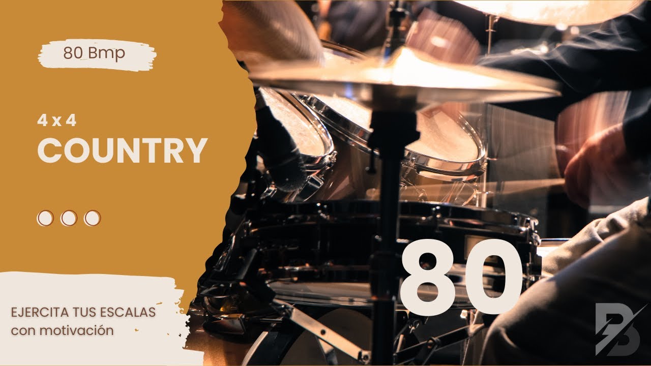 Ritmo Country a 80 BPM | Base para improvisar y practicar