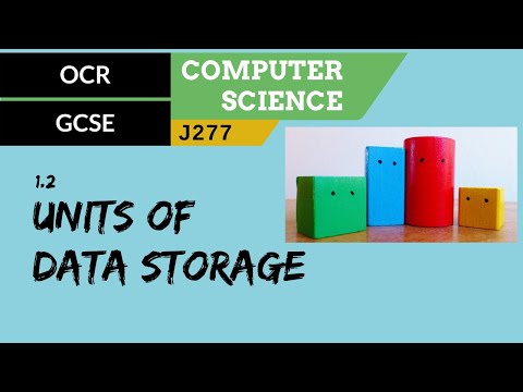 OCR GCSE (J277) 1.2 The units of data storage