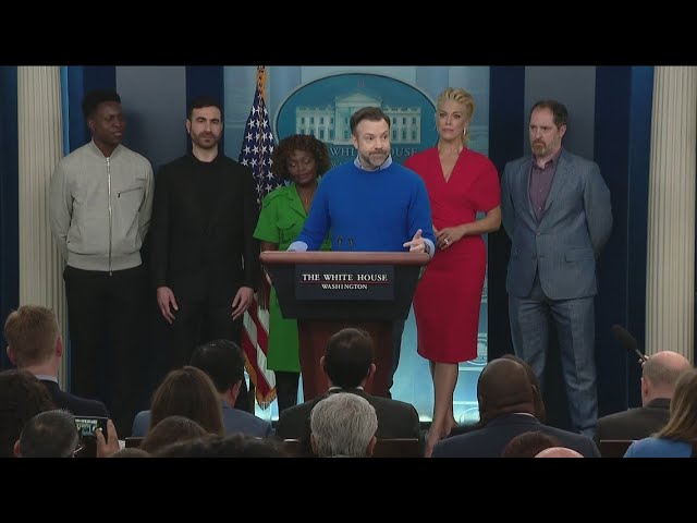 Ted Lasso' cast visits White House, highlights importance of mental health  – The Guilfordian