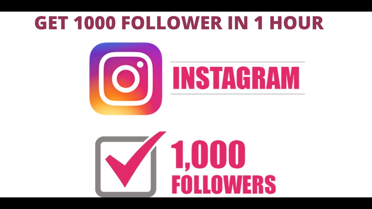 HOW TO GET A FREE 1000 FOLLOWER ON INSTAGRAM YouTube