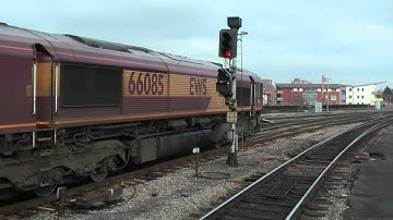 DB Schenker Class 66 66085 Passing Bristol Temple Meads With A 2 Tone