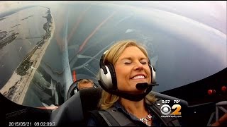 Meg Baker Takes To The Air Ahead Of Bethpage Air Show