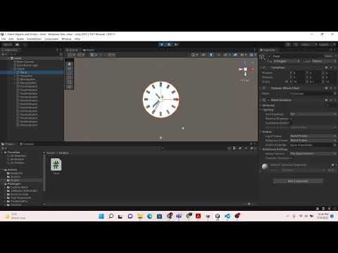 Tutorial Unity Catlikecoding : Basic 1. Game Objects and Scripts