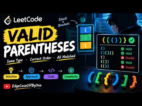 Daily LeetCode Problem 20 | The Stack Trick That Makes Valid Parentheses | 01/10/26
