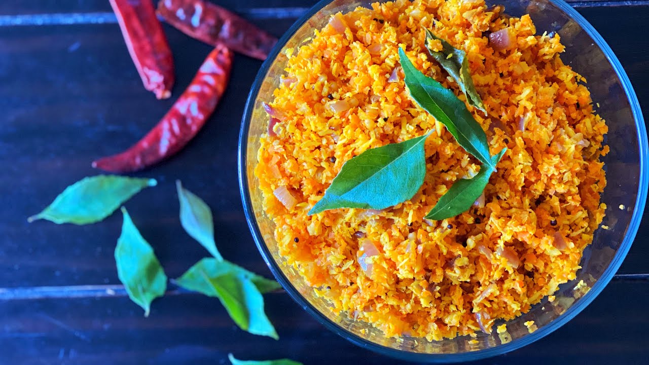 Carrot thoran recipe easy and tasty carrot thoran YouTube