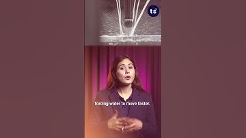 Understand Water Flow: Why Narrow Pipes Mean Faster Water! #shorts #science