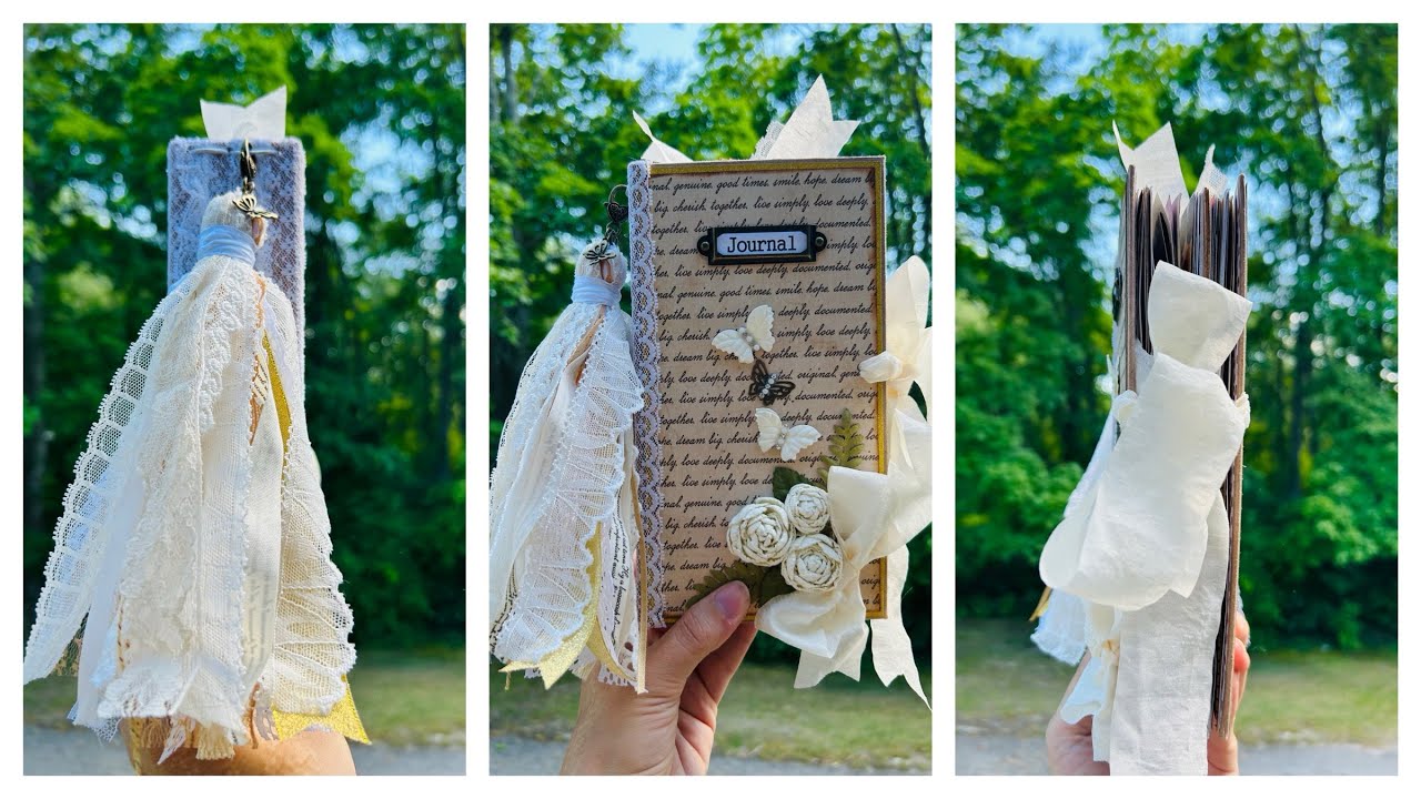 JunkJournal✢『LADY♡』 Midori style Junk Journal Walkthrough, Project Share - YouTube