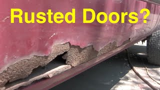 How to fix rusted doors