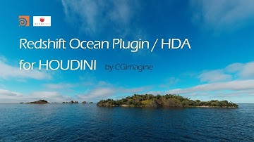 CGimagine Redshift Ocean Plugin/HDA for Houdini