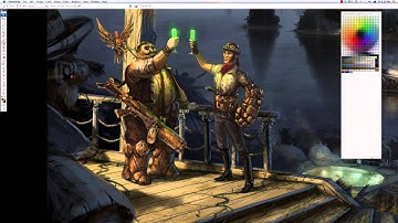 Steampunk Pirates - Digital Painting Tutorial