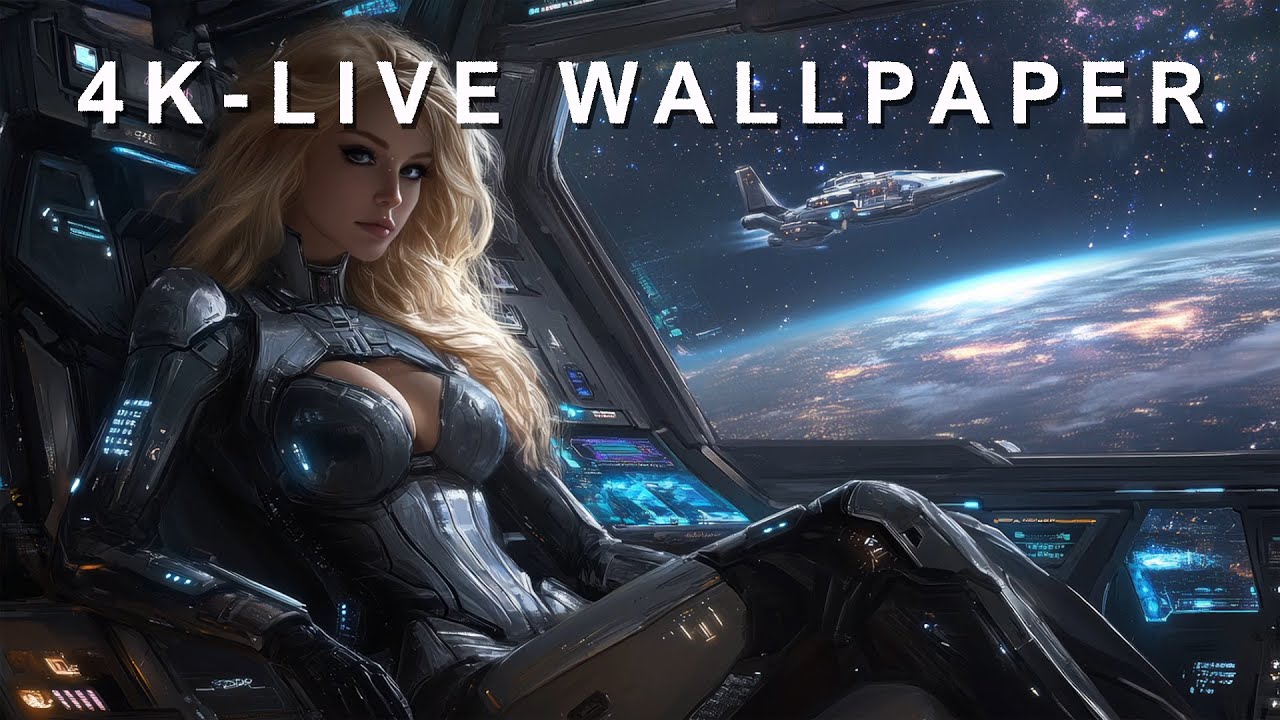 Cosmic Explorer – A Glimpse Into Infinity | Science Fiction Ambient | Sci-Fi Live Wallpaper