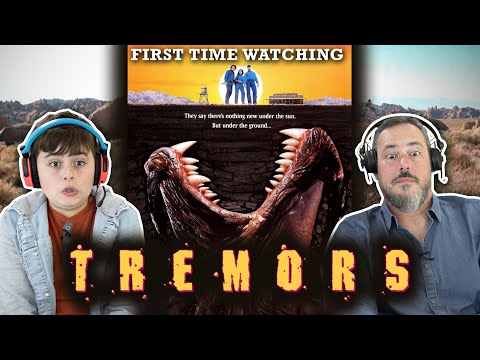 TREMORS (1990) FIRST TIME WATCHING! MOVIE REACTION! KEVIN BACON - PURE FUN!
