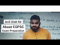 Anil dixit sir about cgpsc exam preparation  chhattisgarh psc   cgpsc tak