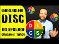 Типология DISC. Подробное описание типов по DISC.