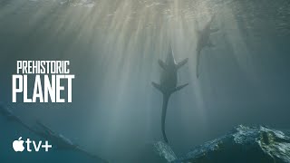 Prehistoric Planet — Tuarangisaurus Dive for Pebbles | Apple TV