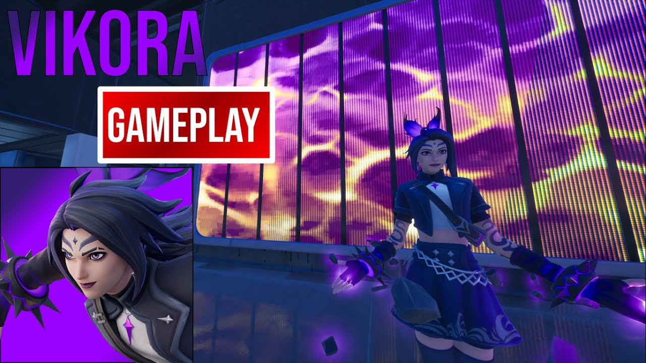 New Vikora Skin Gameplay (Fortnite Battle Royale)