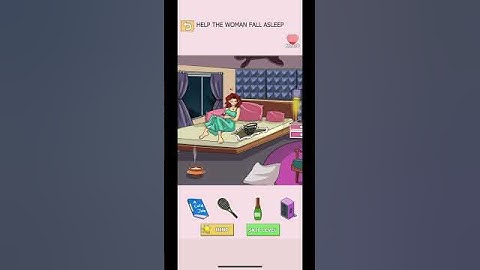 Tricky Twist: Level 53 - Help the woman fall asleep