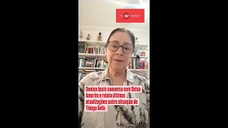 Denise Assis conversa com Amorim e relata últimas atualizações sobre situação de Thiago Ávila