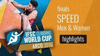 IFSC Climbing World Cup Arco Highlights Lead & Speed Finals