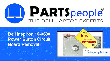 Dell Inspiron 15-3590 (P75F006) Power Button Circuit Board How-To Video Tutorial