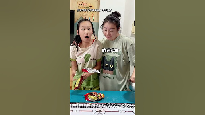 Ning Wei actually made the crispy instant noodles herself#funny#food#cooking