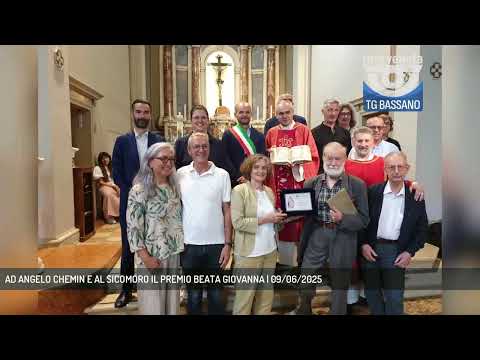 AD ANGELO CHEMIN E AL SICOMORO IL PREMIO BEATA GIOVANNA | 09/06/2025