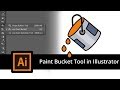 Illustrator Tutorial - How To Use The Live Paint Bucket Tool