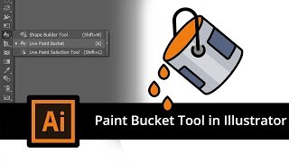Illustrator Tutorial - How To Use The Live Paint Bucket Tool