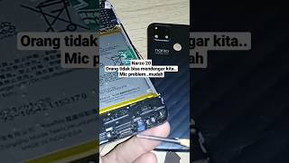 cara servis narzo 20 orang tidak bisa mendengar kita ..mic problem shortvideo videos