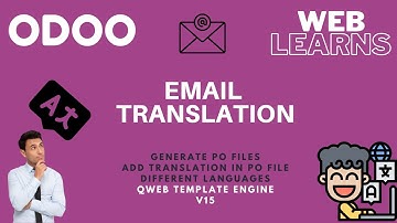 How to translate email template Odoo | Qweb Template Engine Odoo Translation