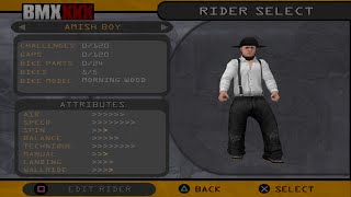 BMX XXX All Characters [PS2]