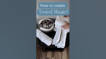 This saves SO MUCH space in your closet! 🧺✨ Fold towels with these 3 methods #shorts #home #folding