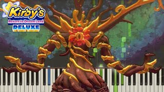 Kirby's Return to Dreamland Deluxe - Mistilteinn, Tree Crown Without A Ruler [Piano Tutorial]
