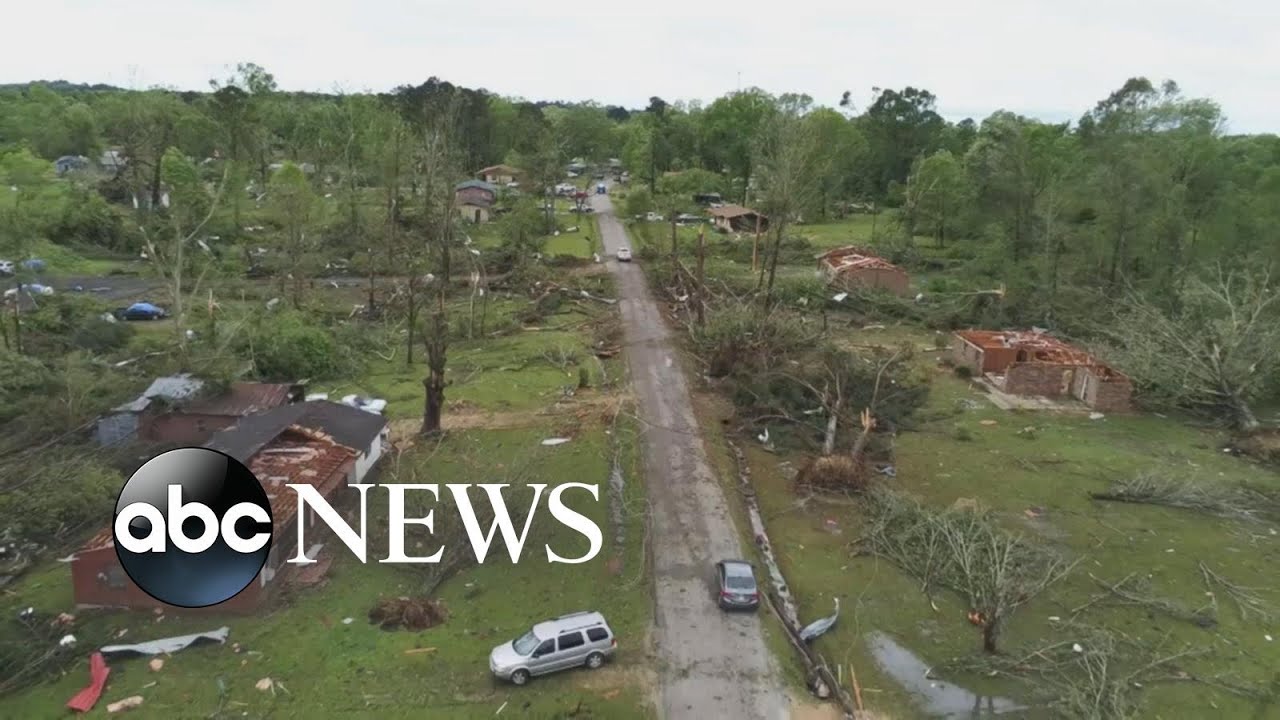 Clean up begins after severe weather outbreak - YouTube